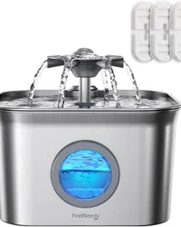 FEELNEEDY 2.8L de acero inoxidable con filtros