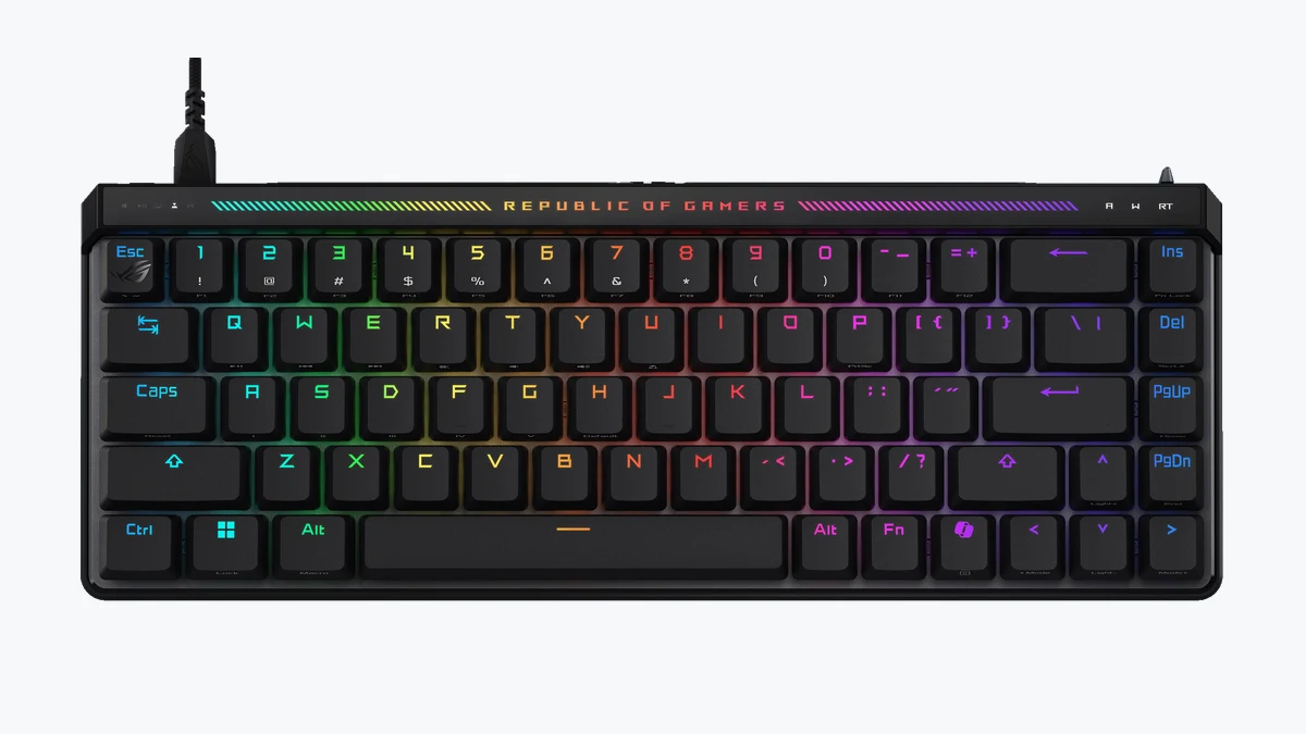 ASUS ROG Falchion Ace HFX: opiniones, Rapid Trigger y layout español